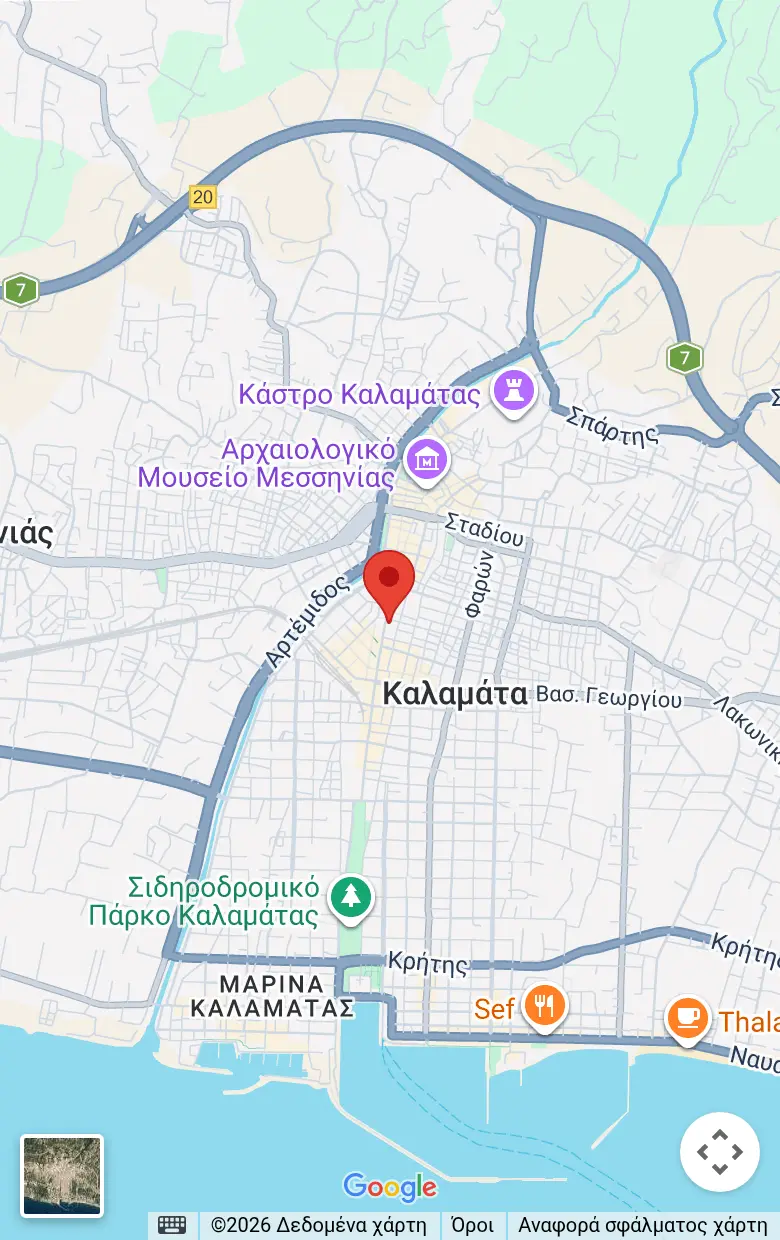 Χάρτης τοποθεσίας: Αριστομένους 37, Καλαμάτα